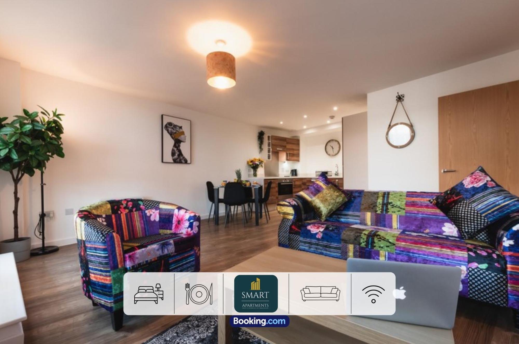 Spacious City Center Apartment By Smart Apartments Short Lets & Serviced Accommodation Apartment Southampton With Free Wifi Extérieur photo