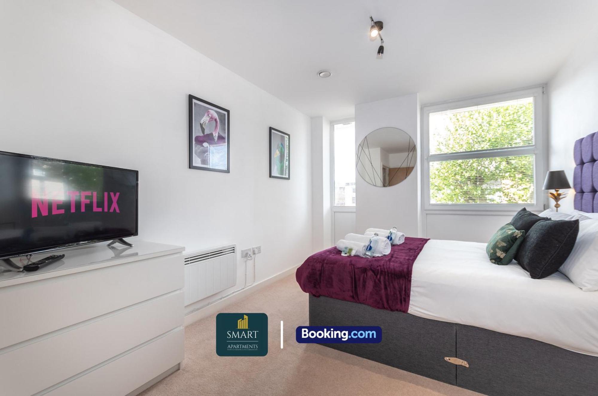 Spacious City Center Apartment By Smart Apartments Short Lets & Serviced Accommodation Apartment Southampton With Free Wifi Extérieur photo